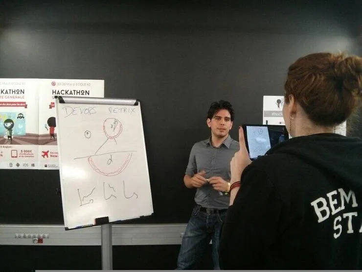 Adlen pitching for draw my app