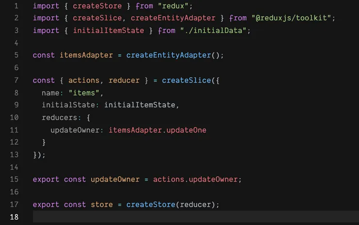 example with @/redux-toolkit and createEntityAdapter function.png