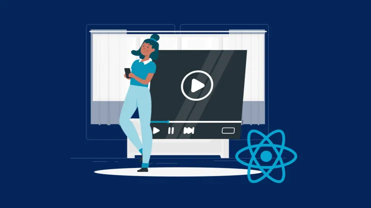 React Native logo and video thumbnail