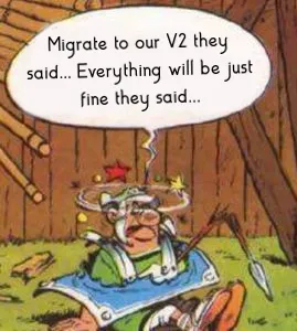 Roman soldier from Asterix complaining about migration not going as expected