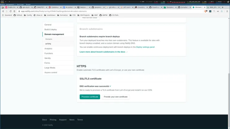 Add https to the website
