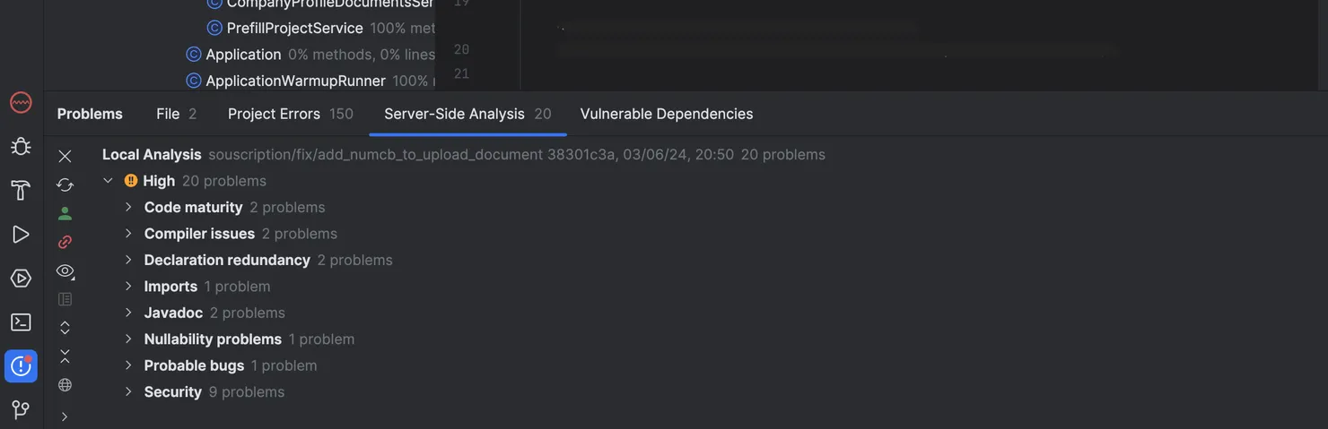 Qodana IDE integration allows browsing analysis report directly in JetBrains IDEs