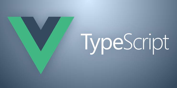 Vue and TypeScript logo